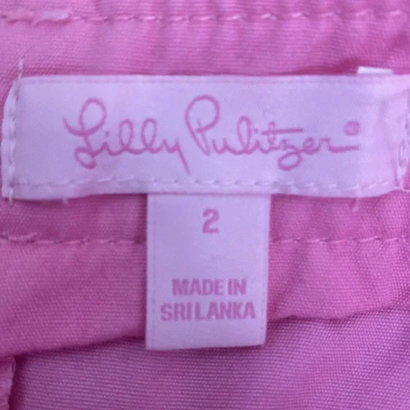 Lilly Pulitzer pink skirt size 2 - Picture 3 of 5